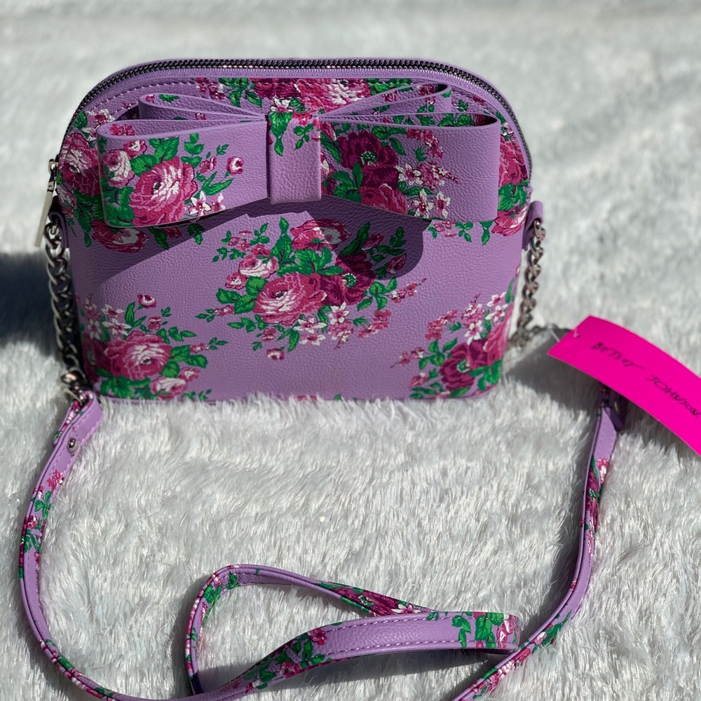 Betsey Johnson Floral Crossbody Bag